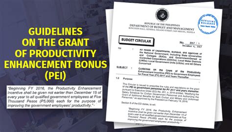 Guidelines on the Grant of P5,000 PEI Bonus – DepEd .